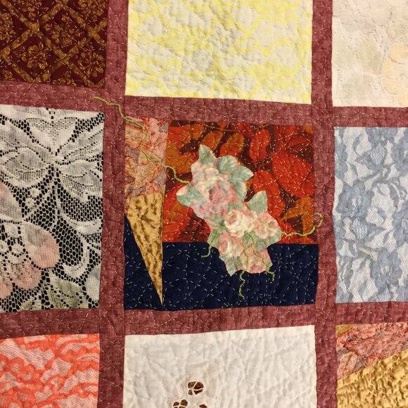 Homemade quilt. - Picture 3 of 4